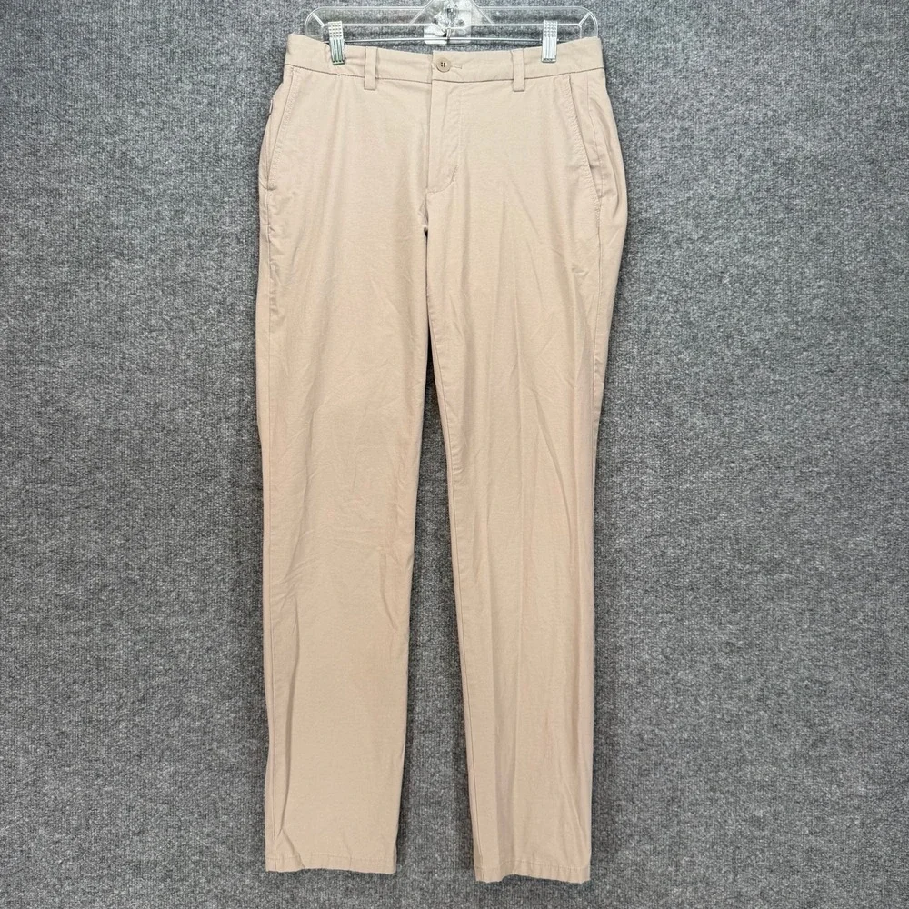 Vineyard Vines On The Go Pant Mens 30x32 Khaki Stretch Performance Chino OTG